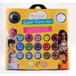 Ansigtsfarve - Super Party Kit