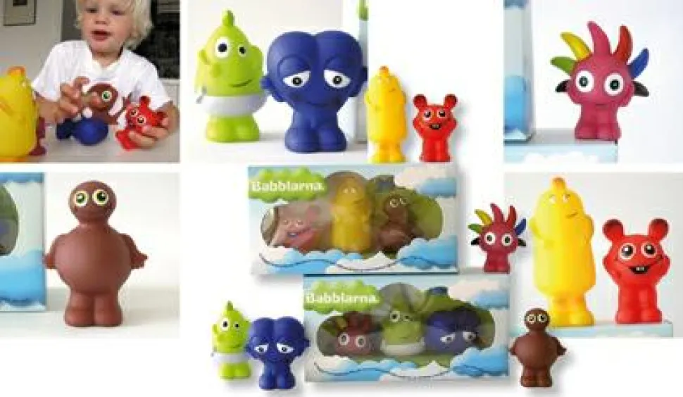 Babblarna sprogtræning - Plastfigurer