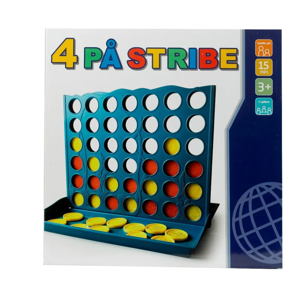 Fire på stribe