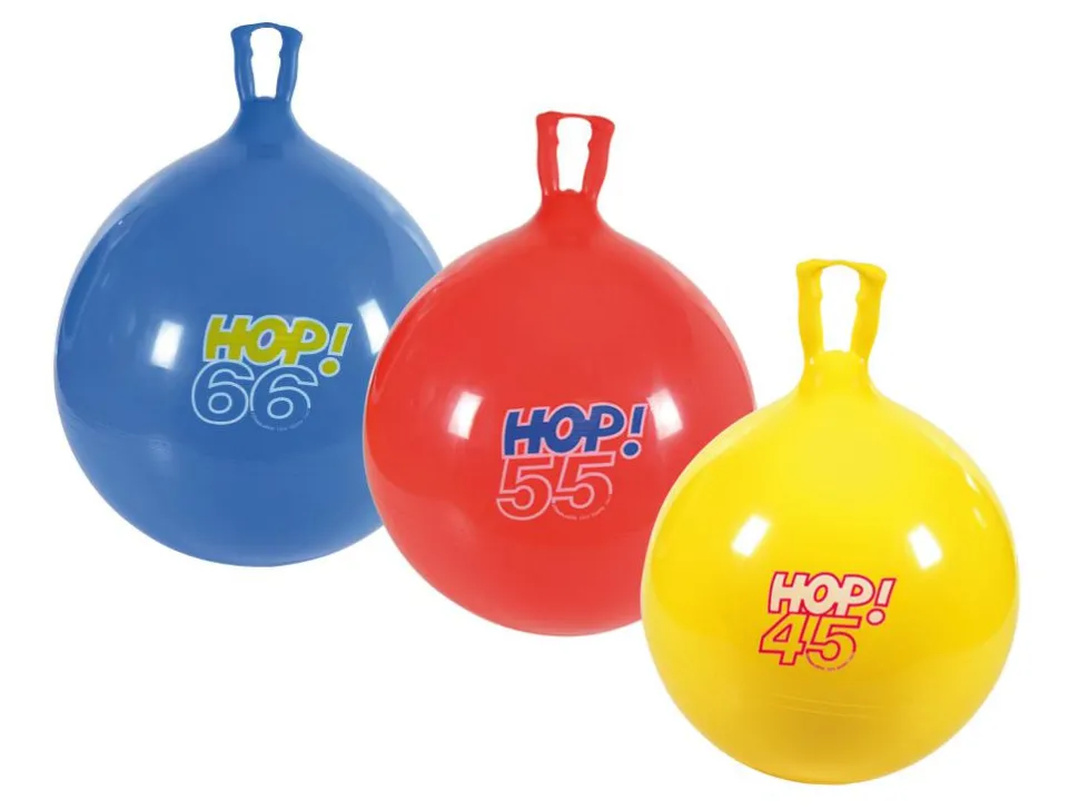 Hoppebold 45cm gul