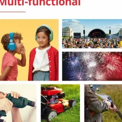 Høreværn Muffy Kids 5-12 år - Blå