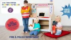 2-i-1 legestation - Brandstation & politistation