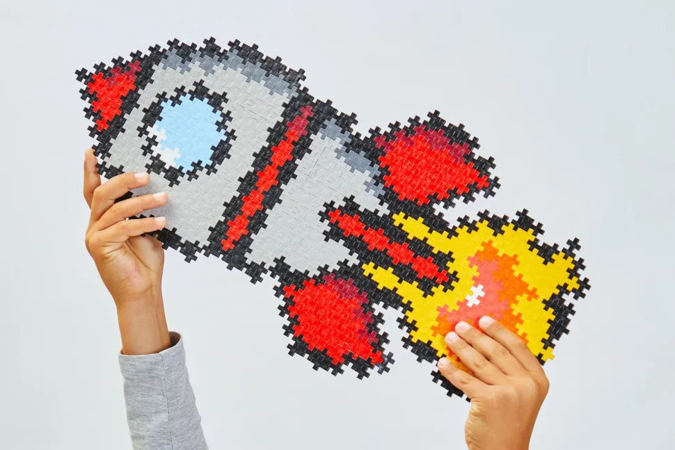 Plus-Plus - Puzzle By Number, Raket 500 stk
