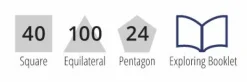 Polydron byggesæt, 164 dele