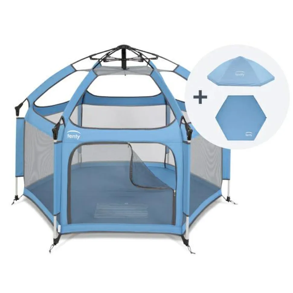 Pop-up hyggehule - Lyseblå