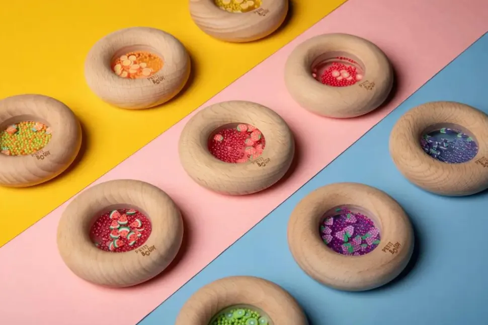 Sansedonut Ø7 cm - Citroner