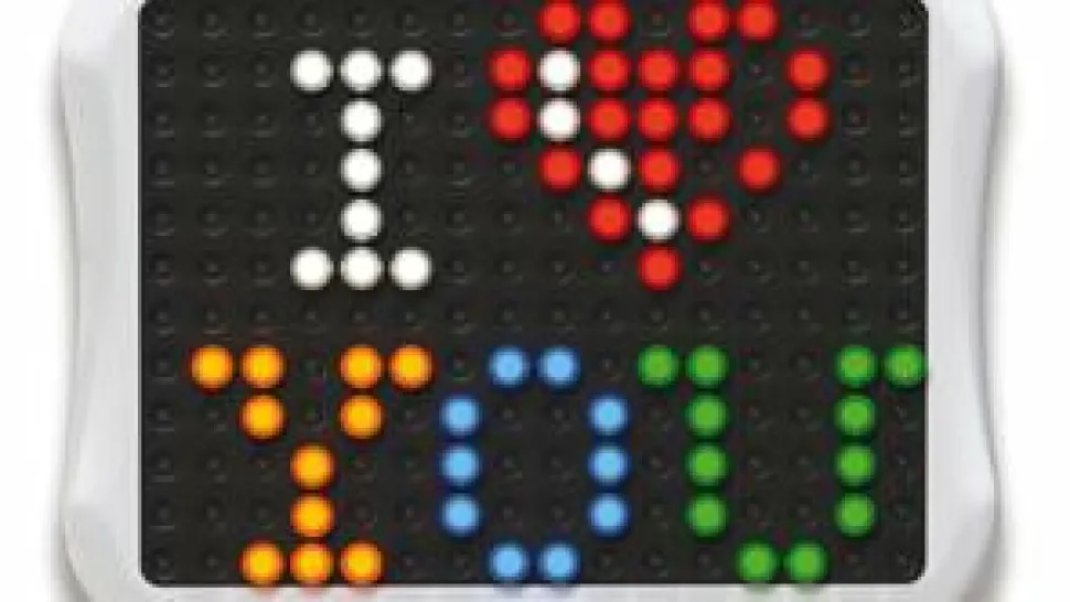 Stiftmosaik med LED - Peg Brite, 122 stk